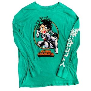 My Hero Academia Long Sleeve T-Shirt: Adult Unisex Large: Funimation